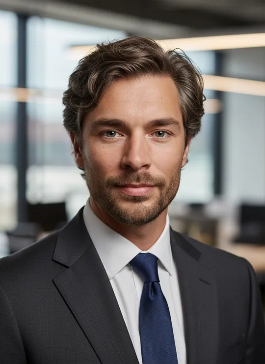 A professional headshot generated by Finishery Headshots